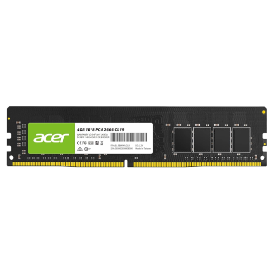 Acer UD100 U-DIMM 2666MHz 4GB 19-19-19-43 1R*8